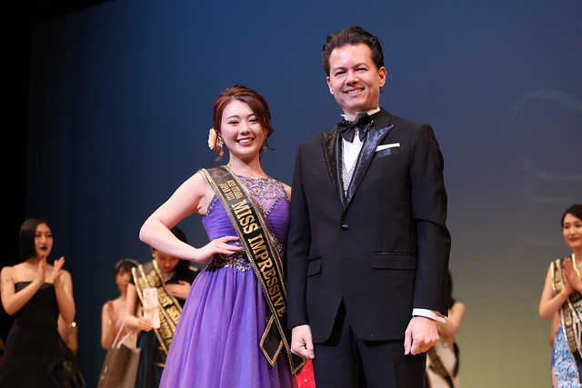 Serving as a judge at a beauty pageant in Japan