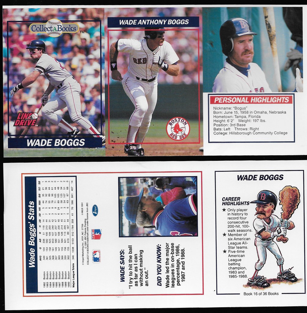 1991 CMC Collect-A-Book Panels - Boggs, Wade