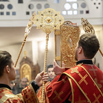 5 февраля 2023, Литургия в Воскресенском кафедральном соборе (Тверь)