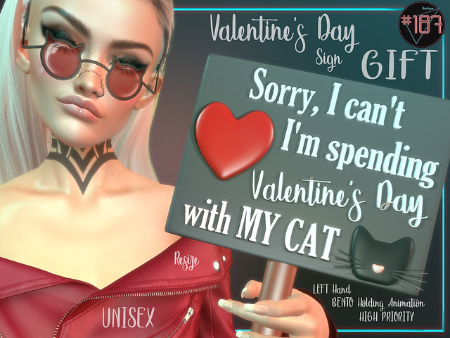 #187# Valentine's D with My Cat @ Shop and Hop