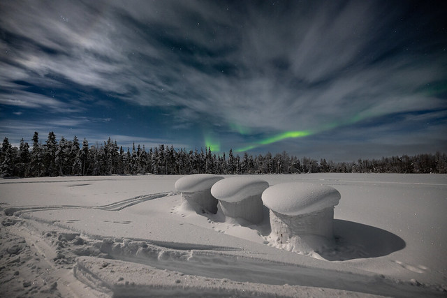 Aurora At Munajärvi