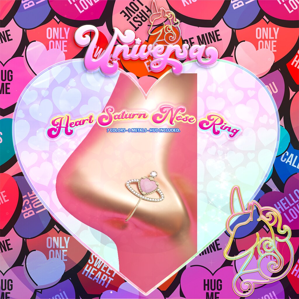 #UNIVERSA – Heart Saturn Nose Ring @ The Goody Shop