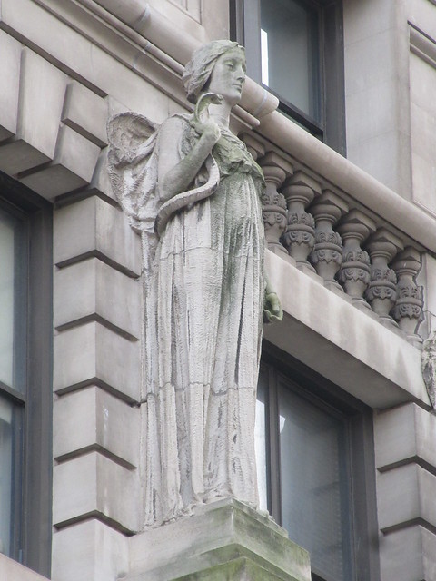 2023 Free Standing Female Statue 15 Park Row Building 7052