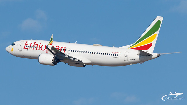 TLV - Ethiopian Boeing 737 Max 8 200 Et-AVK