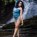 Dancer by the Water Model: Ava Groves @ava_groves78 Location: Winston-Salem NC © Brian Leon Photography 2023 IG: @photographybybrianleon #waterfall #aqua #summer #beauty #petite #grace #elegance #sultry #goddess #curlyhair #slim #cltmodels #ncmo