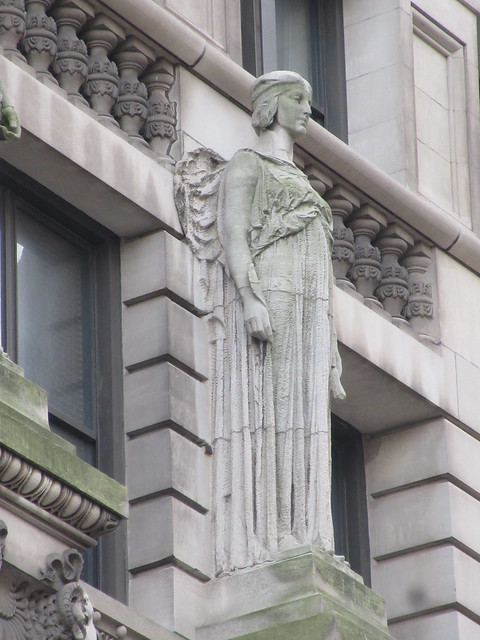 2023 Free Standing Female Statue 15 Park Row Building 7053