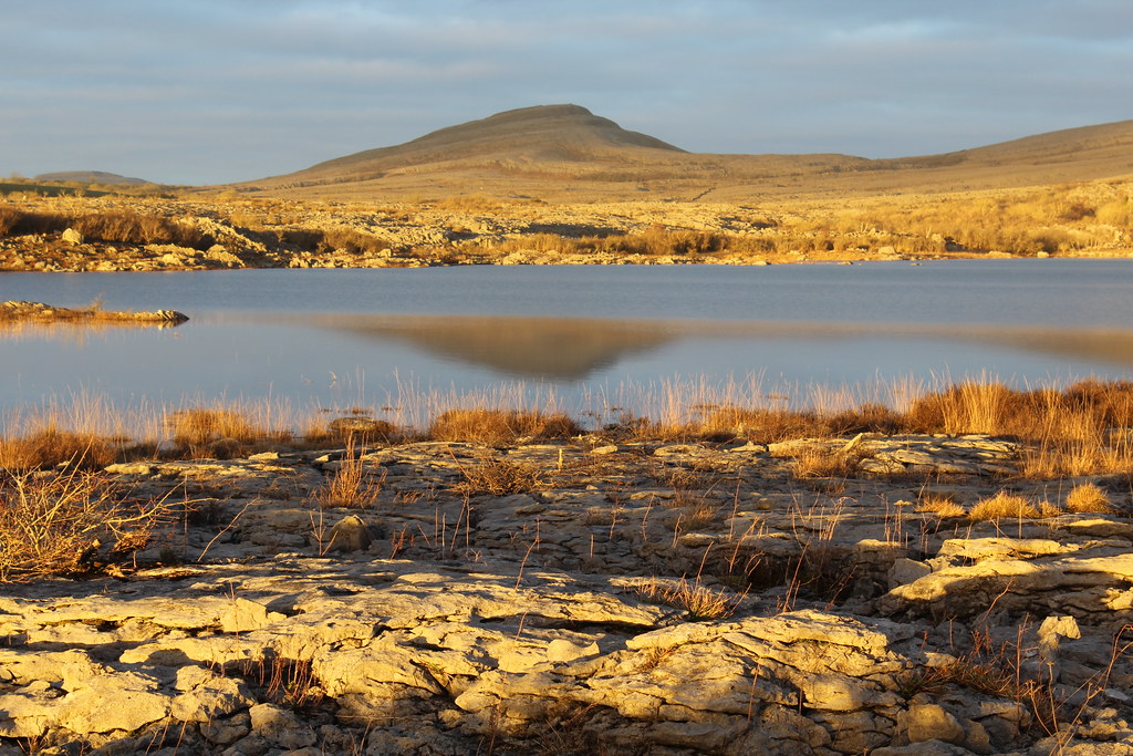 Sunday 5th February 2023. Evening light in the Burren National Park, Co Clare, Ireland.