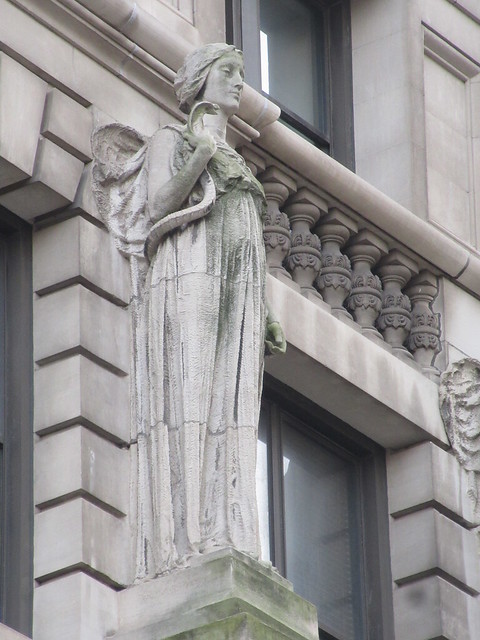 2023 Free Standing Female Statue 15 Park Row Building 7051