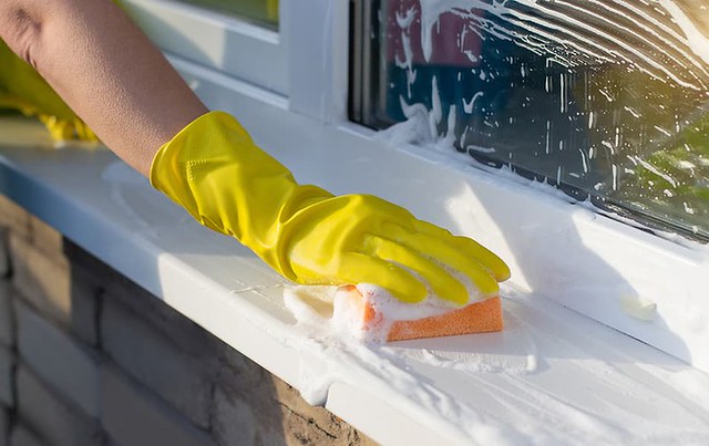 How do I clean and maintain uPVC windows for long-lasting performance?