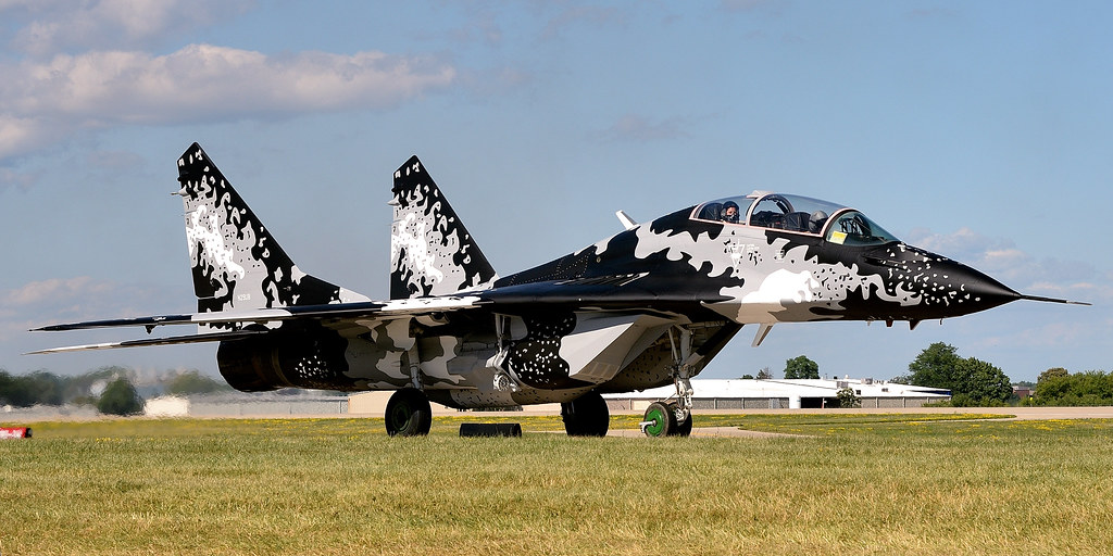 Mikoyan Gurivich Mig-29UB N29UB This Jet  did serve with the Ukrainian Air Force as Red 64