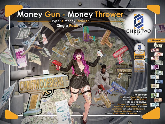 Money Gun - Single Pack 07 - [Chris Two Designs]