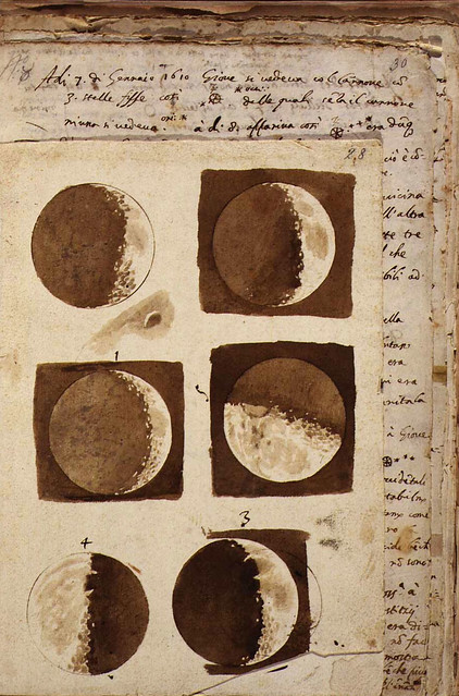 Astronomy 001 - Galileo Galilei, Details From the Moon, 1609