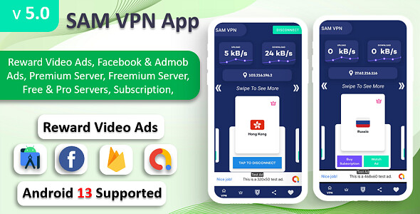 Duet Pro VPN App | Secure VPN App & Fast VPN | Subscription | StartApp Ads | Facebook & Admob Ads - 8