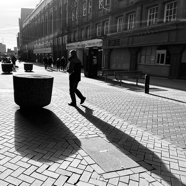 Cysgodion/ Shadows - Bank Hey Street, Blackpool