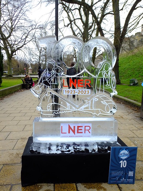 LNER 100 Ice sculpture .