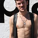 CUTE YOUNG MUSCLE STUD  ! ~  photographed by ADDA DADA ~   FOLSOM STREET FAIR 2022 ! ~ ( safe photo )