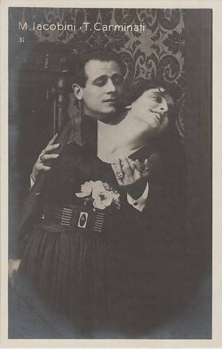 Maria Jacobini and Tullio Carminati in L’articolo IV (1918)