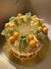 Gooseberry lemon cake