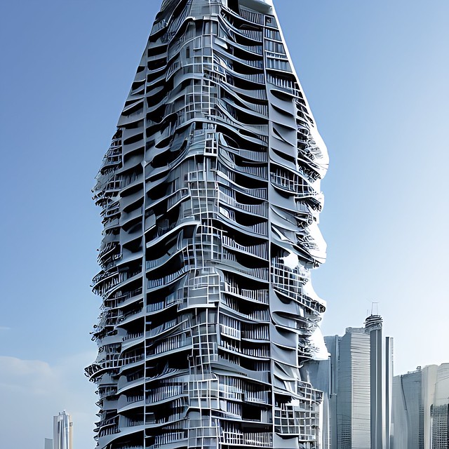 intricate arcology tower ...