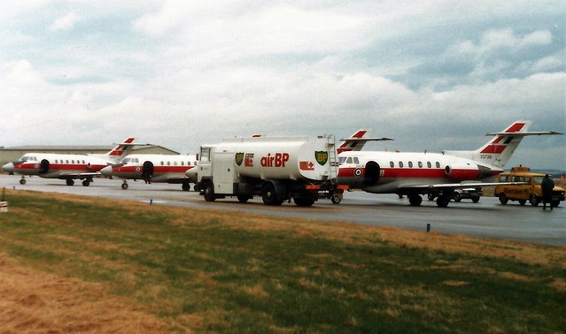 RAF Dominies HS25 Aberdeen 1980's