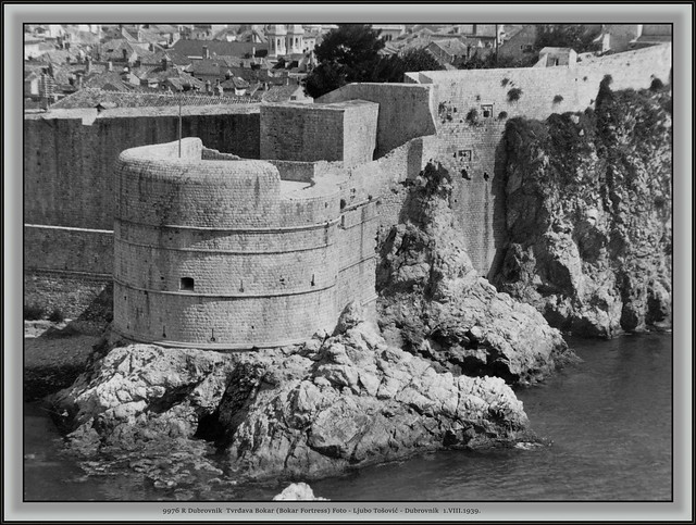 9976 R Dubrovnik Tvrđava Bokar (Bokar Fortress) Foto - Ljubo Tošović - Dubrovnik  1.VIII.1939.