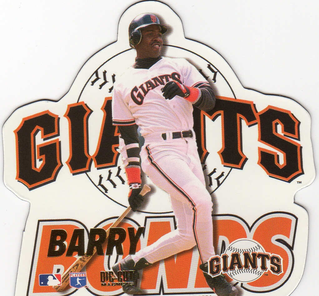 1996 Chris Martin MLB Die Cut Magnet - Bonds, Barry
