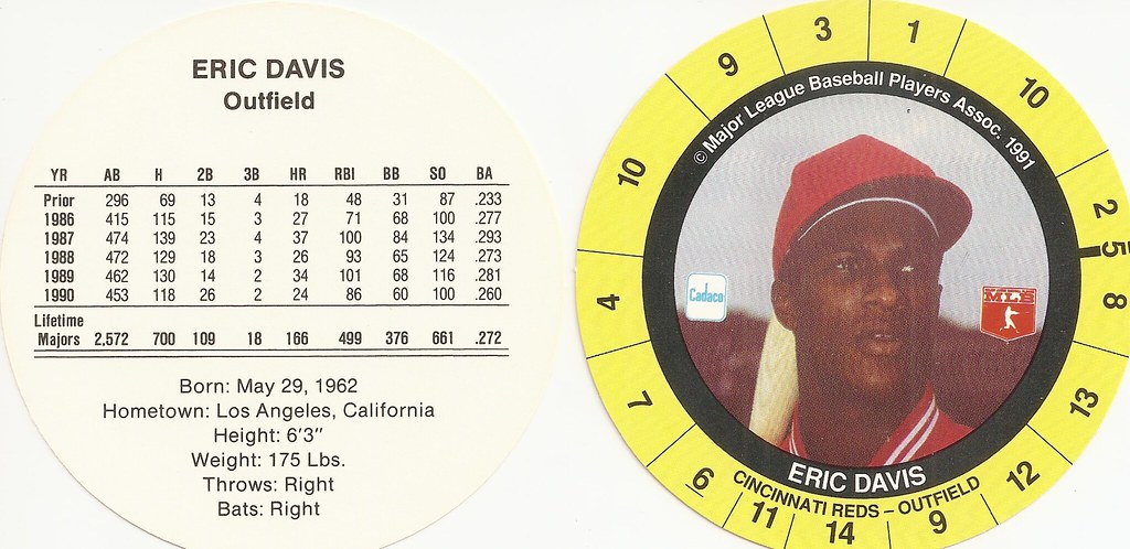 1991 Cadaco Disc - Davis, Eric