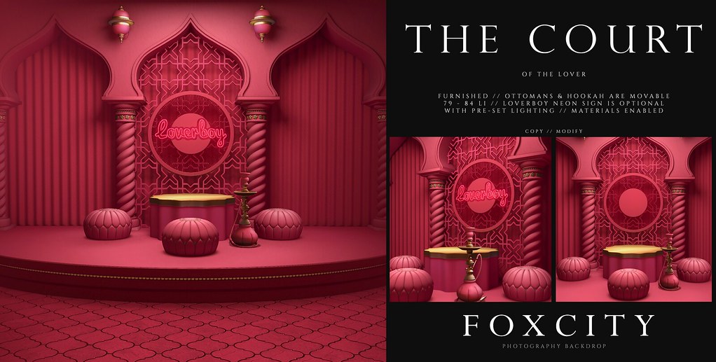 FOXCITY. Photo Booth - The Court (Red)