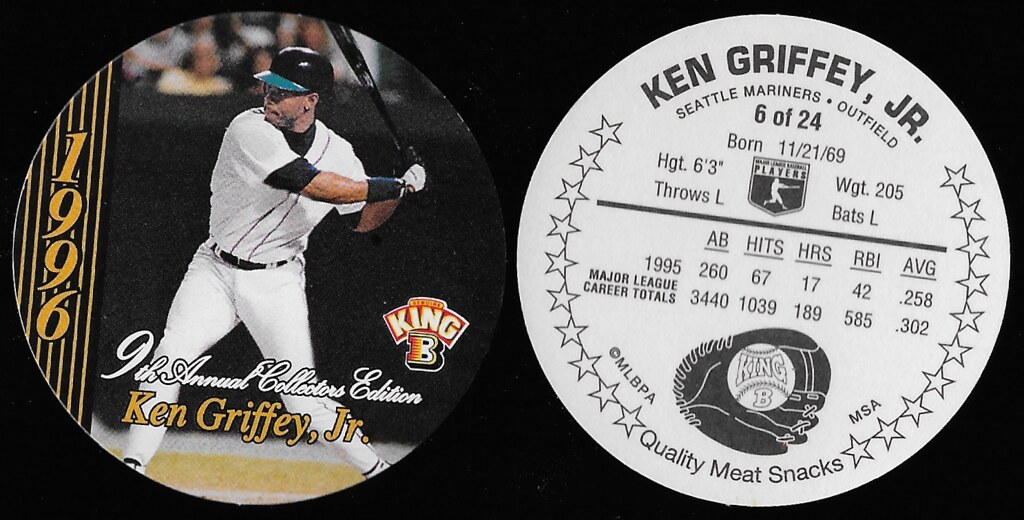 1996 MSA King B Disc - Griffey Jr, Ken