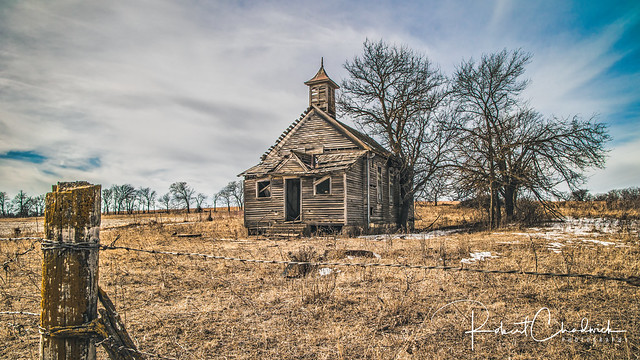 Abandoned schoolhouse - Kansas