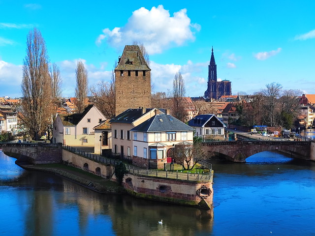 52 - Strasbourg - Février 2023 - Hans von Altheimturm et la Cathédrale