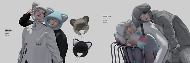 [Dope+Mercy]Animal Hat Set