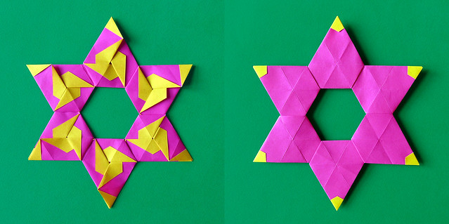 Hex-puzzle Bicolor Star