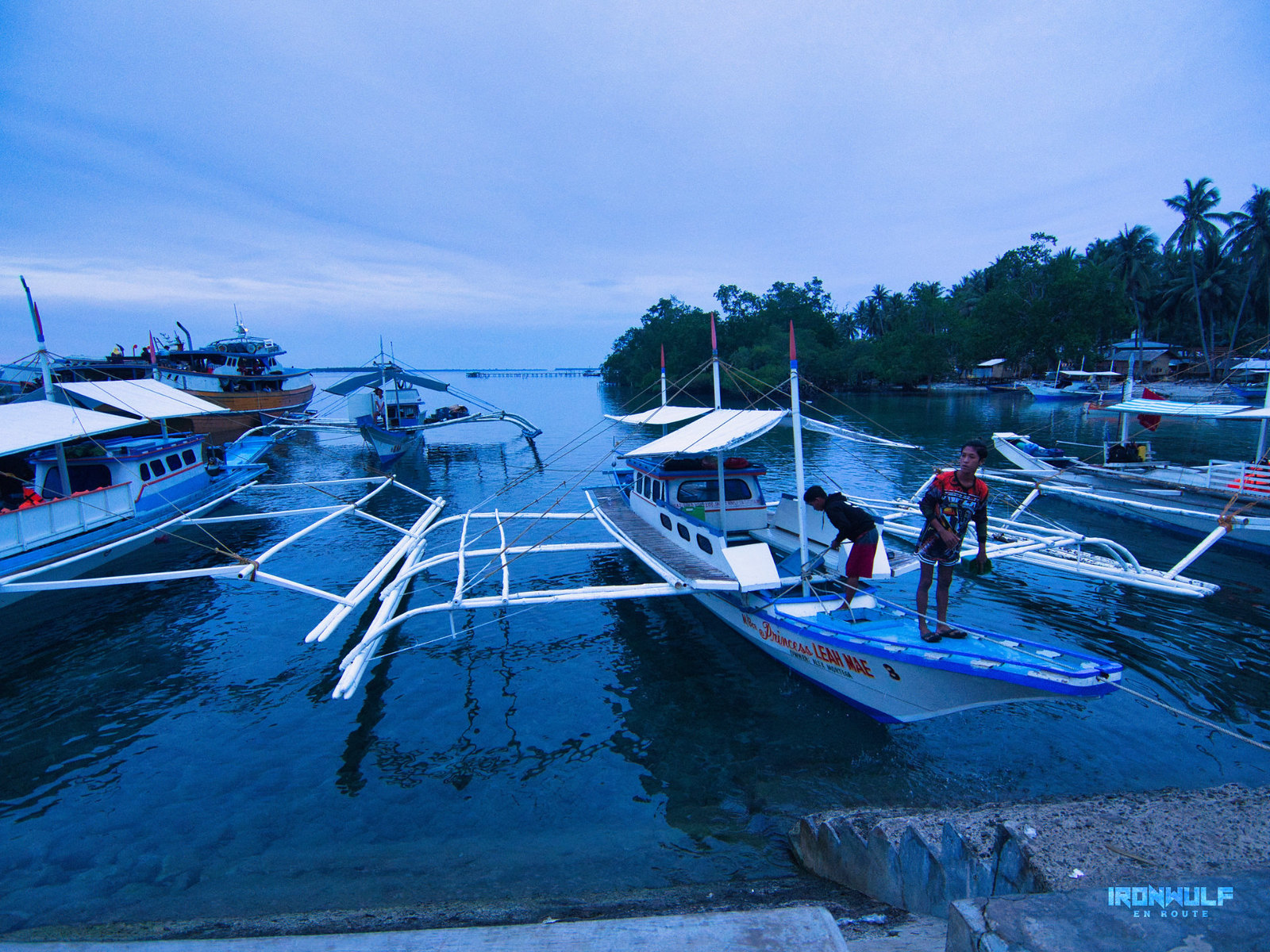 Boats to Balabac islands fro Buliluyan port