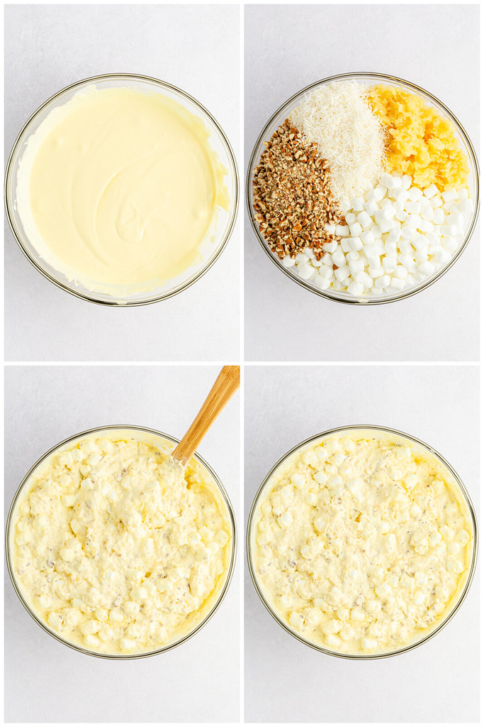 How to make pineapple marshmallow salad