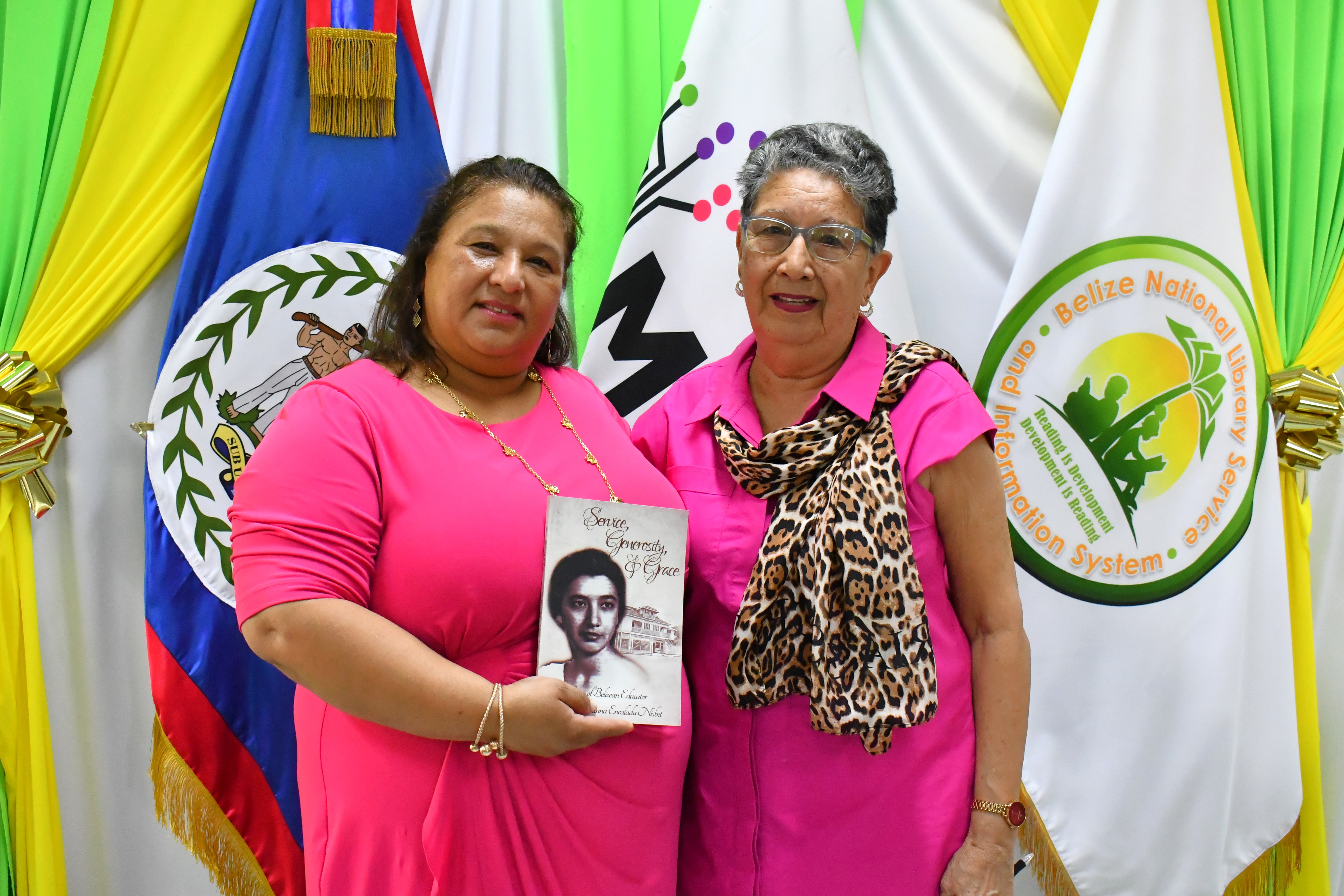 Launch Event of the Service Generosity and Grace Book - The Story of Belizean Educator  Deanna Encalada Nisbet