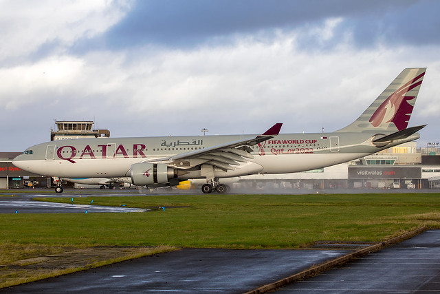 Qatar Airways - Airbus A330-202 A7-ACT @ Cardiff