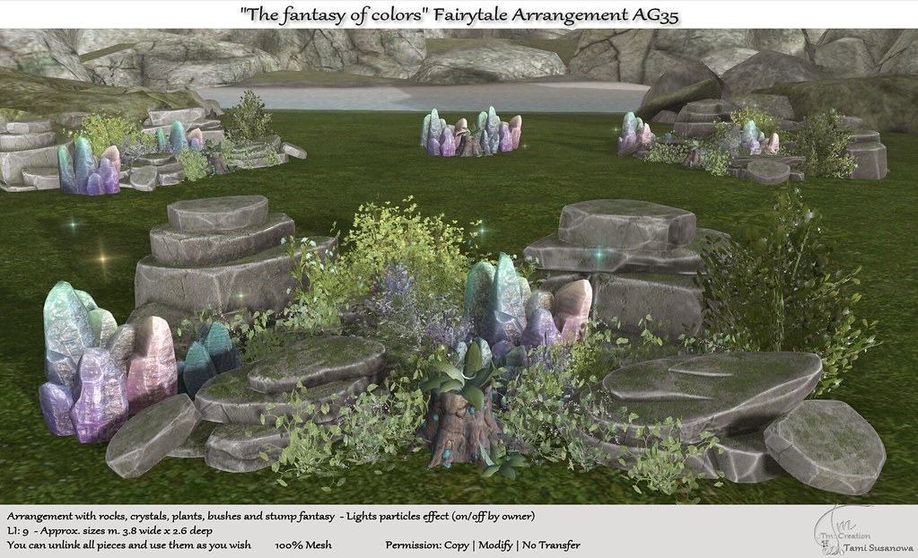 "The fantasy of colors" Fairytale Arrangement AG35