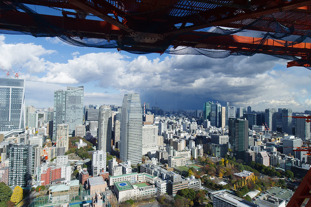 東京タワーからの風景