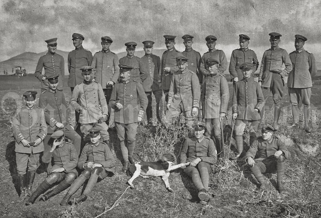 German Officers of the Garde-Schützen-Bataillon in Macedonia, 1917