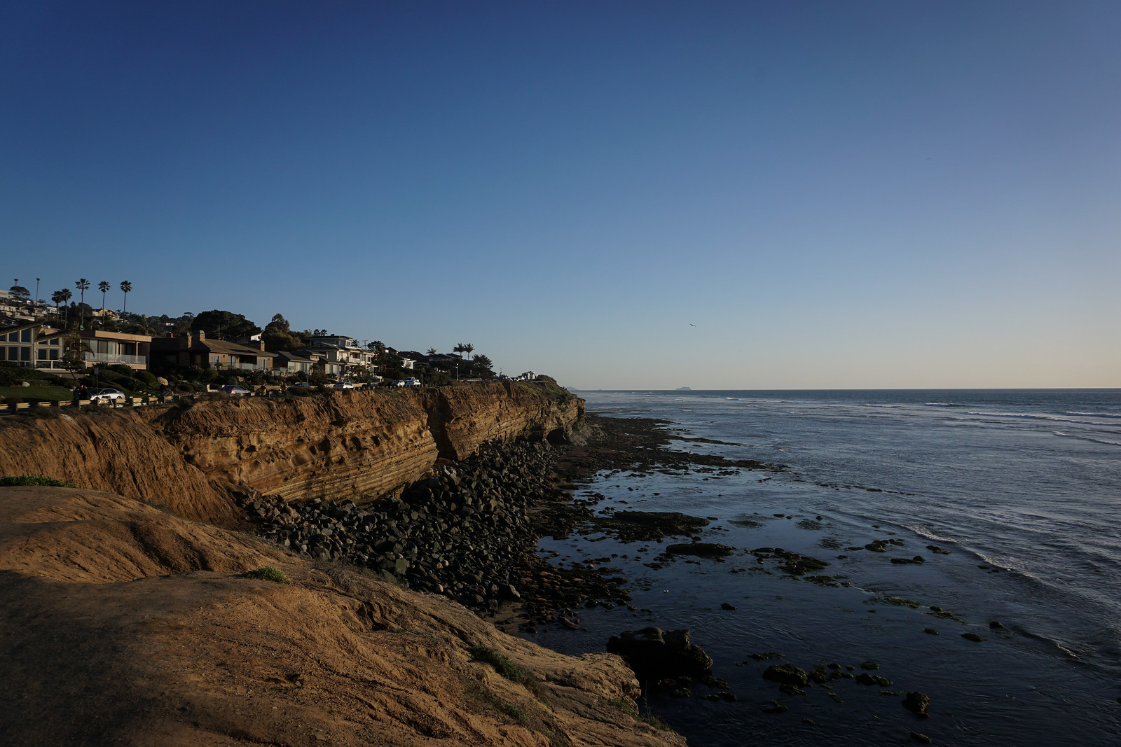 view at the Sunset Cliffs 