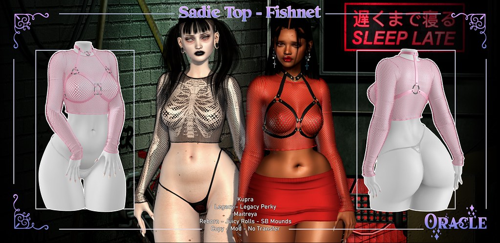 Oracle – Sadie Top Fishnet