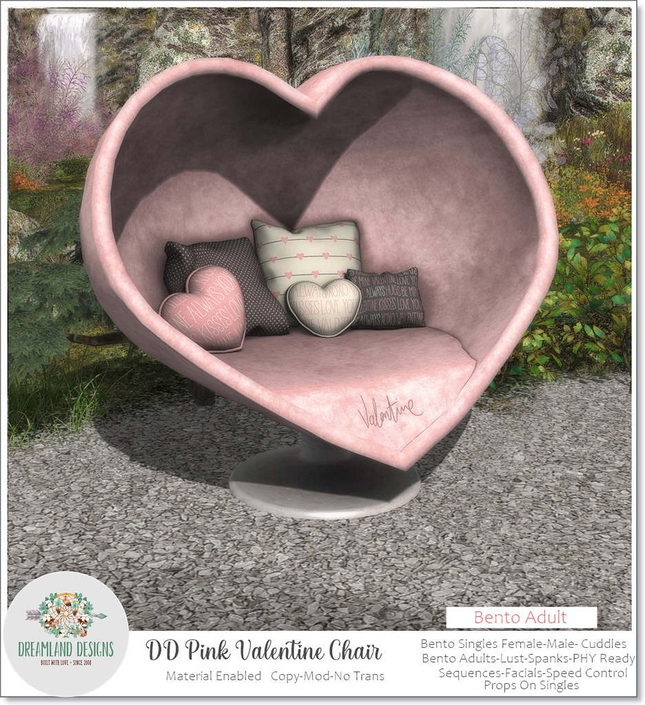 DD Pink Valentine Chair Adult