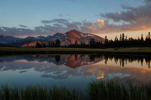 Calm Evening High Sierra Reflection