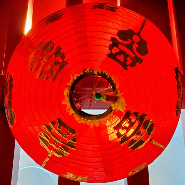 Chinese lantern, from below