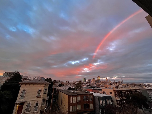 Friday Sunset Rainbow 🌈