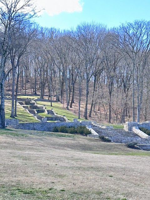 The Belle Meade Stairs, also called the Allée or The Allée steps.  Located at Belle Meade Blvd, Nashville, TN 37221.   At the entrance of Percy Warner Park, the Belle Meade Stairs, also called the Allée, have been a major attraction to the Warner Parks