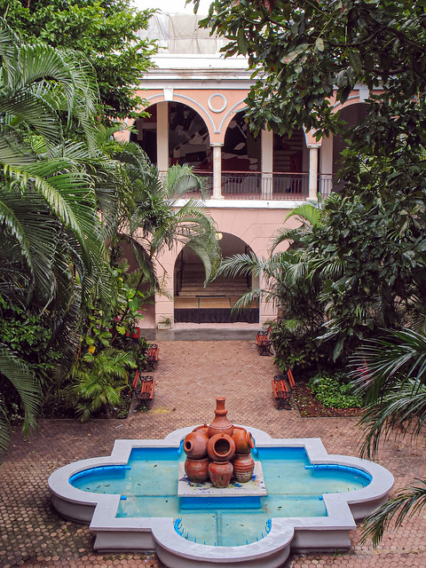 Courtyard in Merida, Mexico