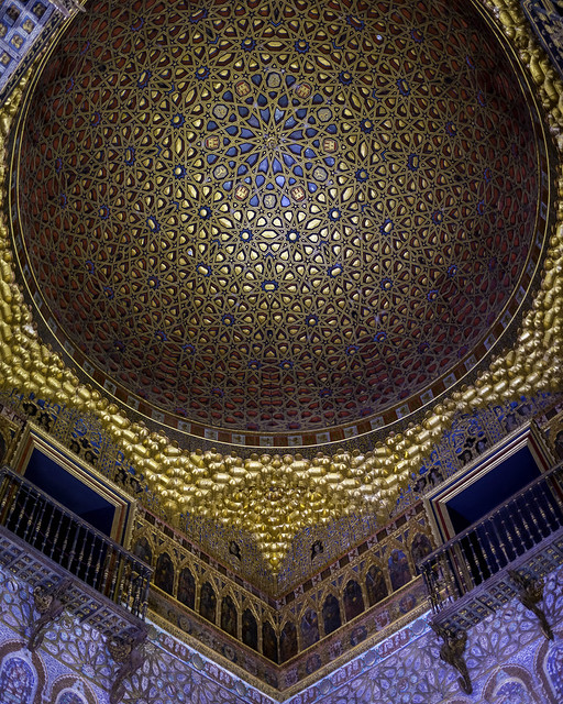 Moorish Ceiling of Seville's Real Alcázar