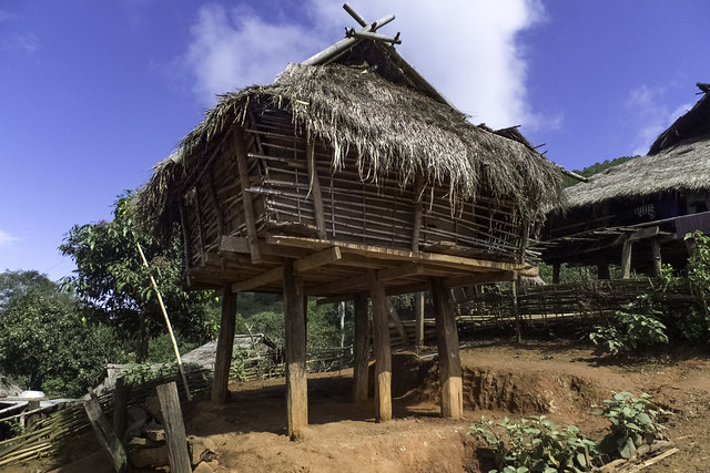 Warehouse in the Akha village